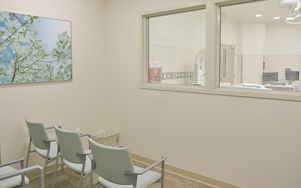 C-section viewing room at Liberty Family Birthing Center